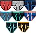 Trimfit Boys 100% Cotton Briefs (Pack of 8), Multicoloured Trims, Small / 4-6