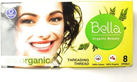 art indo 8 spool Bella Organic Eyebrow Cotton Threading Threads Antiseptic Facial hair Remover