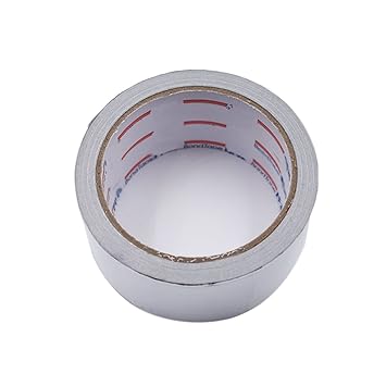 Kcopo Aluminiumfolie Band Breite Hitzeschutz Schwer entflammbare Aluminiumfolienband Rollen Kleber Generisches Auffälligkeite