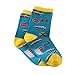Deer Mum Boy's Funny Car Novelty Cotton Crew Socks (5 Pairs) (3y-6y)