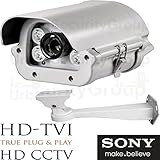USG 2.4MP 1080P Sony DSP License Plate Recognition LPR Capture Bullet Security Camera : 5-50mm Vari-Focal HD Lens : 4x Array LEDs 260ft Range : HD-TVI, HD-CVI, AHD, Analog CCTV Format : Business Grade