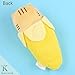 Bananya Japanese anime television series,Grab Mysterious Cat as Pen Case / Stationery Pouch / Cosmetic Case /Organiser Pouch (Tora Bananya / Brown Tabby Cat)