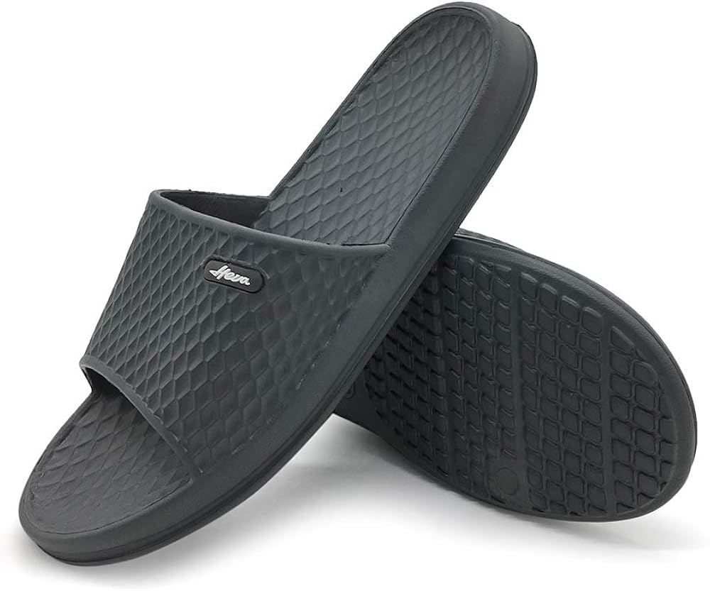 FUNKYMONKEY Mens Bathroom Shower Slippers Indoor Home Beach Non Slip Sandal