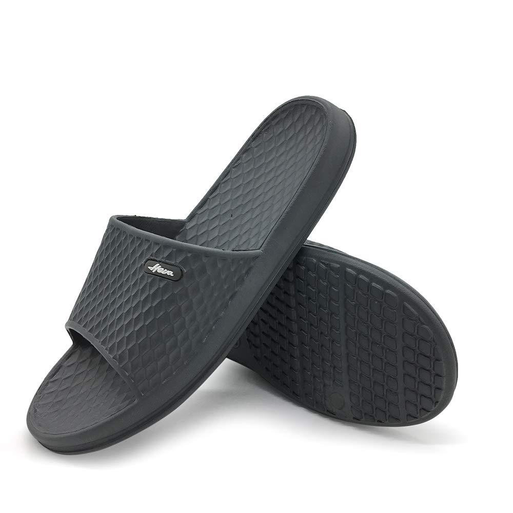 FUNKYMONKEY Mens Bathroom Shower Slippers Indoor Home Beach Non Slip Sandal