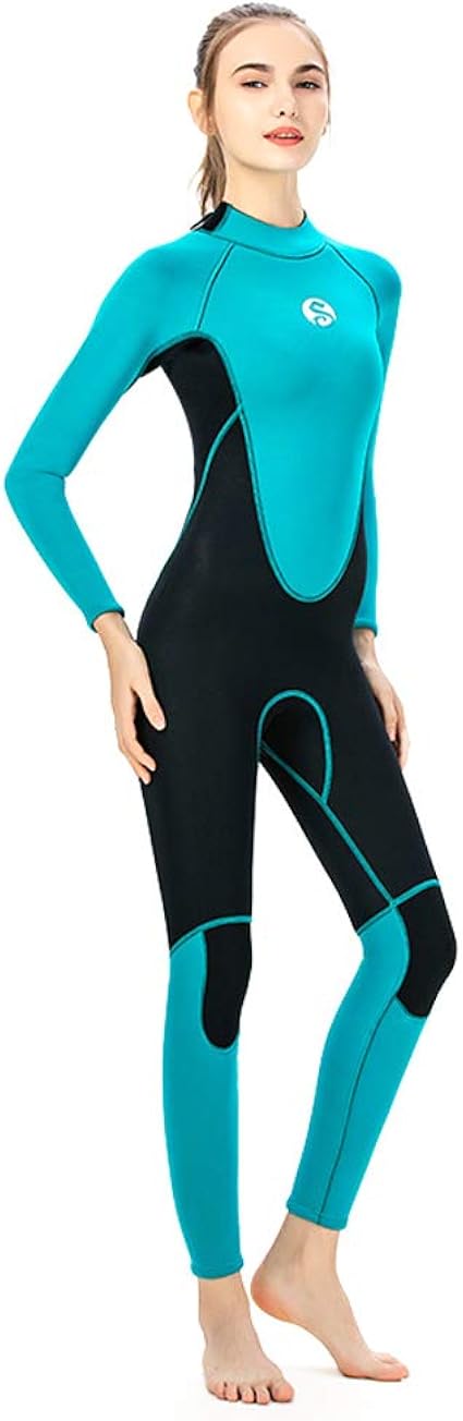Achinel Damen-Badeanzug Langärmelig – Mit UV-Schutz, Frontreißverschluss, Boyleg, Schnell Trocknend, Für Surfen & Schwimmen