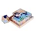 Rolimate Educational Wooden Cube Block Travel Jigsaw Puzzles - Dolphins Octopus Turtles Crabs Sharks Lobster, Birthday gift toy for age 3 4 5 Years Old and Up Toddlers Kids Baby Children Boys Girls