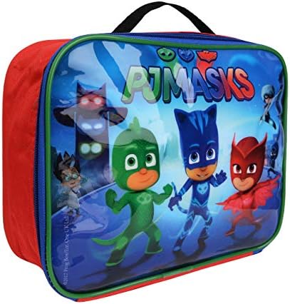 New Kids Boys Girls Character Insulated Lunch Bag with Carry Handle (PJ Mask)