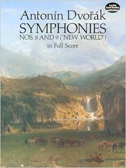 ドヴォルジャーク: 交響曲 第8番 ト長調 Op.88、第9番 ホ短調 Op.95 「新世界より」／ドーヴァー社／大型スコア