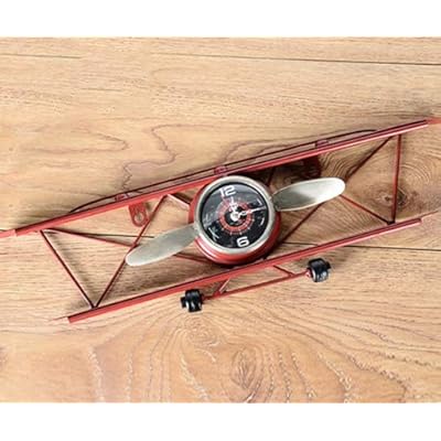 Vintage Retro Airplane Wall Clock Wrought Iron Nepal Ubuy