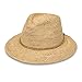 Wallaroo Hat Company – Women’s Malibu Fedora – Wide Brim Natural Fiber Sun Hat with Adjustable Sizing for Medium Crown Sizes