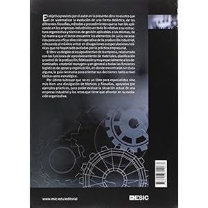 OrganizaciÃ³n de la producciÃ³n industrial: Un enfoque de gestiÃ³n operativa en fÃ¡brica (Libros profesionales)