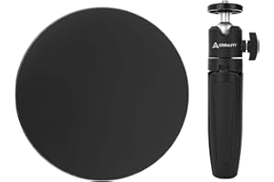 Creality Turntable and Handle Tripod Kit, 3D Scanner Extension Tripod Holder for CR-Scan Otter/Raptor 3D Scanner with 1/4 inch Standard Thread, Precise Rotation and Stable Support for 3D Scanning