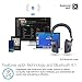 Naztech i9 Active Noise Cancelling Bluetooth Headphones Over Ear, Hi-Fi Stereo Wireless Headset with Microphone apt-x Stereo Sound Enhanced Bass for TV, Airplane, Traveling, Sport, Cell Phones and PC up to 30 Hours Play