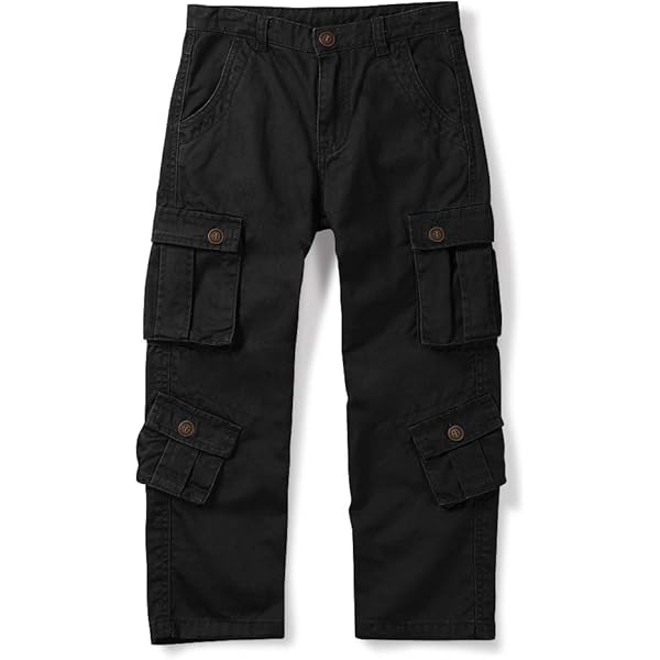Amazon.com: Mesinsefra Boys' Multi-Pockets Pull-On Cargo