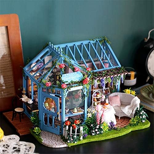激安アウトレット おもちゃの家 大型家電 女の子 男の子 女性と女の子のためのドールハウス プラス防塵や音楽ムーブメントの誕生日プレゼントdiyミニチュアドールハウスキットミニチュア 文房具 オフィス用品 Size ジュエリー 29xx17 8cm Diy B08s9ld3
