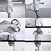 Dailyart 9/16 Single Handle Bathroom Sink Faucet Lavatory Faucet for Bathroom Basin Mixer, White Finish, Solid Brass