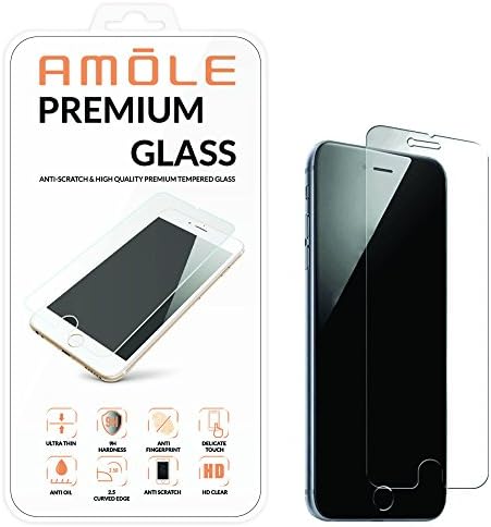 [AMOLE] iPhone 6 iPhone 6S PREMIUM Protector Glass Screen 9H Hardness Bubble Free High Sensitivity and High Responsiveness HD Transparency 0.33mm