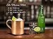 Gear Ultimate Moscow Mule Pure Copper Mug: 100% Solid Copper Cup, 16 Ounces, No Inner Linings, Perfect for Russian Moscow Mules, Cocktail and Cold Drinks, with Quick Cocktail Recipe Ebook
