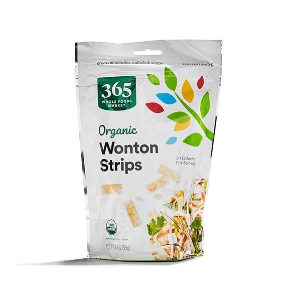 365 BY WHOLE FOODS MARKET, ORGANIC WONTON STRIPS, 3.5 OZ