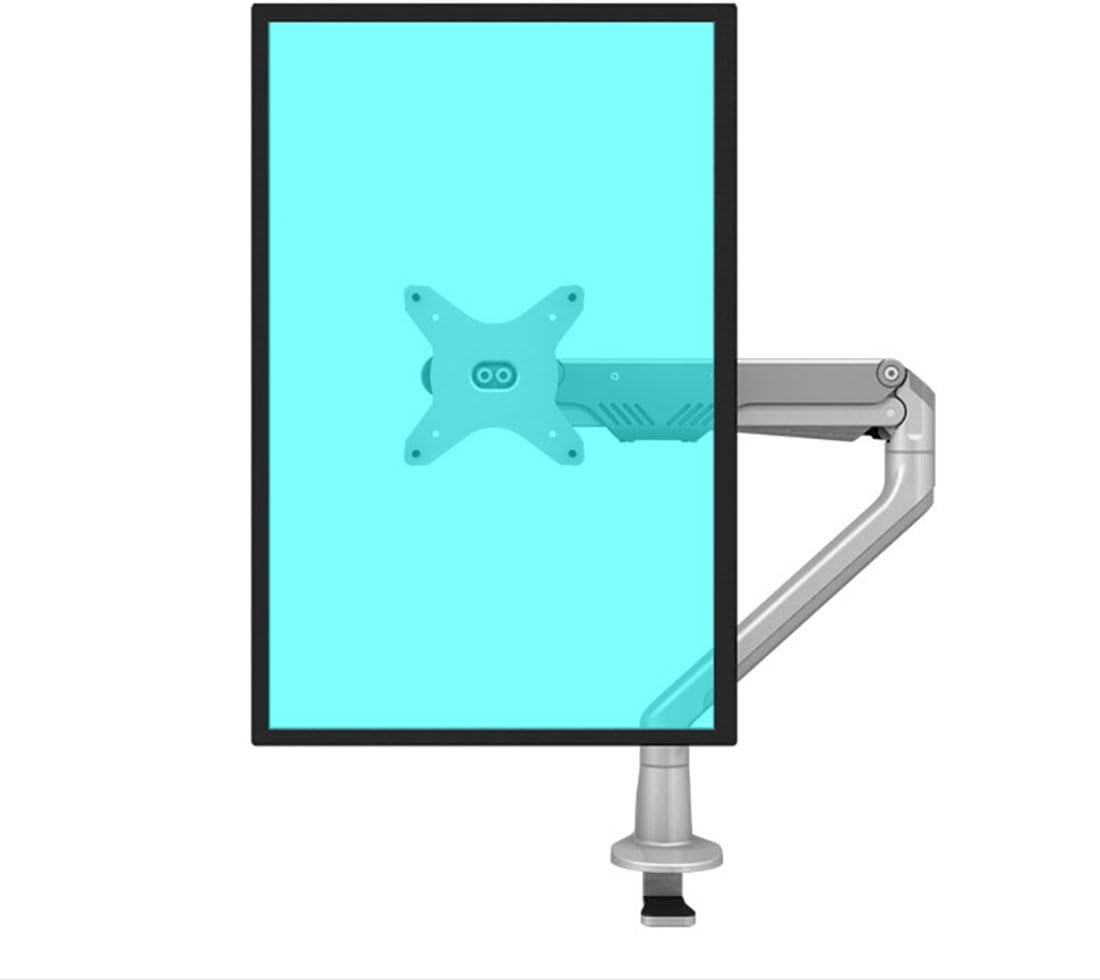 ThingyClub Gas Spring Single LCD Arm Desk VESA Bracket & Monitor Arm Stand for 10"-30" Screens: Tilt up 90° /down 45° - Image 5