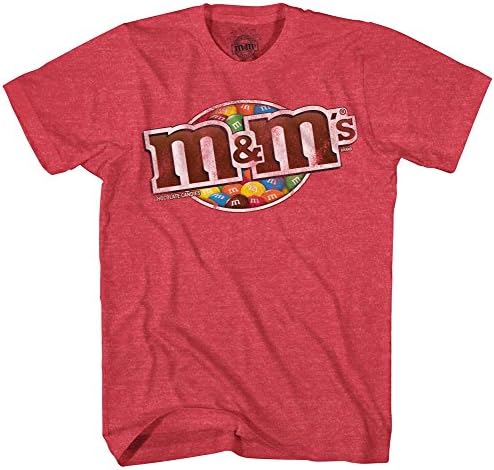 Mars M&M's Candy Chocolate M and M Adult Graphic Men's Tee T-Shirt