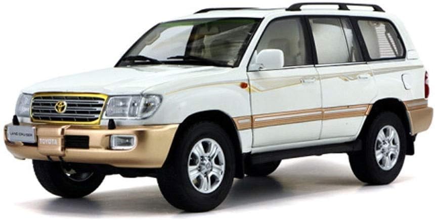 KaKaDz 1:18 Land Cruiser 4700 LC100 Simulation Car Model Alloy Car Model Adult Decoration Collection ( Color : White )