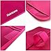 Hairizone Flat Iron Cover Thermal Pouch and Cable Holder for Hair Straightener, Curling Iron Case, Convenient Beauty Product Storage Bag for Travel, Pink