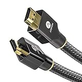 4K HDMI Cable 6ft - Atevon High Speed 18Gbps HDMI 2.0 Cable - HDR 4K@60Hz, 2K@165Hz, 2160P, 1080P, 3D, Ethernet - Braided HDMI Cord - Audio Return(ARC) Compatible UHD TV, Blu-ray, Xbox, PS4/3, PC