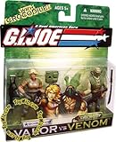 G. I. JOE Hasbro Valor Vs. Venom 3 3/4 Scale 2Pack Bombstrike & Croc Master
