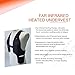 Yooshare Heated Vest Far Infrared Temperature Adjustable Heating Vest Warmer Underwear Free Size (S~XL) Healthy Waistcoat Heated Jacket for Men and Women Back Pain Relief （Battery Not Include）S~XL