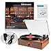 Vinyl Record Player,Bluetooth Turntable with Built-in Speakers and USB, Belt-Driven Vintage Phonograph Record Player 3 Speed for Entertainment and Home Decorationthumb 1