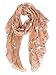 GERINLY Cute Horse Wrap Scarf for Womens Lightweight Christmas Accessories (Light Salmon)
