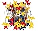 TECH-P® Quilting Quilter's 2.0'' Flat Butterfly Head Pins Boxed- Childhood Color (2x100 Count)
