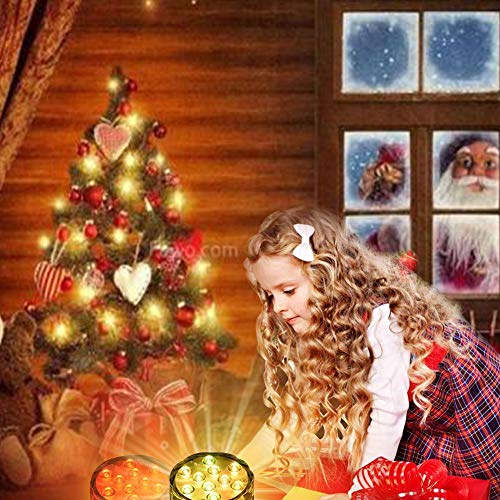Submersible Led Lights Waterproof Multi-color Battery Remote Control, Party Perfect Decorative Lighting, Suitable for Aquarium Lights, Christmas, Halloween, Etc. IP68 Waterproof Rating (4Pack) - Thumbnail 4