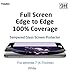 TOZO for iPhone 7/6/6S Screen Protector [Anti Blue-Ray] 3D Glass [ 3D Full Frame ] Technology Premium Tempered 2.5D PET [Soft Edge Hybrid] Screen 4.7 White
