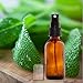 (2) Small Glass Spray Bottles, Glass Amber 2 Oz Bottles with Black Fine Mist Sprayer for Aromatherapy & Cosmetic Sprays
