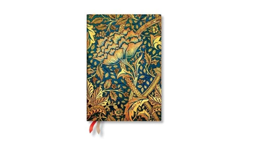 Paperblanks 18-Month Softcover Flexi Diaries 2023-2024 Morris Windrush | Horizontal | Midi (125 × 175 mm)
