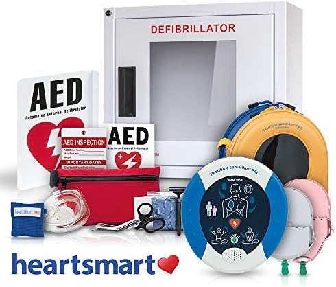Heartsmart's AED for School and Church Defibrillator Package