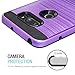 KACHEN Compatible for LG V30/LG V30 Plus Case/LG V30S, Commuter Case, Extreme Heavy Duty Protection and Air Cushion Technology, Purple