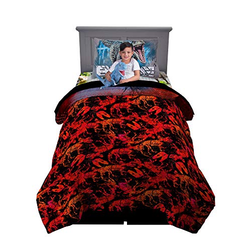 1 Universal+Jurassic+Microfiber+Comforter+Bedding