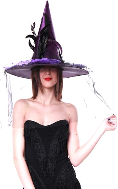witch hat with veil