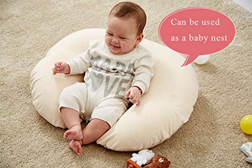 VERNASSA Nursing Pillow, Breastfeeding Baby Support Pillow| Newborn Infant Feeding Cushion | Portable for Travel (Grey Unicorn) - Thumbnail 5