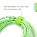 iPhone 6S Charger, 3 Pack Lightning Cable, 6 Ft F-color™ Braided Apple Certified Lightning iPhone Charger for iPhone 6S 6 Plus 5S 5S 5 iPad Air 3 Mini 4 iPad Pro iPod Touch 5 Orange Green Blue