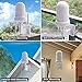 Outdoor Antenna for Multiple TVs, Antop Digital TV Antenna Amplified Omni-Directional 360° Reception Rooftop/Attic/RV Antenna with Signal Splitter for 2 TVs, 16ft Coaxial Cable and UL Certificate