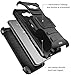Galaxy J7 Case, E LV Samsung Galaxy J7 - Belt Swivel Clip / Kickstand - Dual Layer Armor Holster Defender Full Body Protective Case Cover for Samsung Galaxy J7 - BLACK