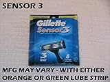 Gillette Sensor3 Shaving Cartridges 8 Each (Pack of 2)