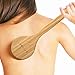 Bath Dry Body Brush-Natural Bristles Back Scrubber With Long Wooden Handle for Cellulite & Exfoliating by Yolika