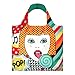 LOQI Pop Collection Pouch Reusable Bags, Multicolored, Set of 4