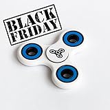 Anti-Stress Spinner | Fidget Spinner With Premium Hybrid Ceramic Bearing And Exclusively Smooth Plastic Frame | Fidget Toy Tri Spinner (White & Blue)