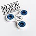 Anti-Stress Spinner | Fidget Spinner With Premium Hybrid Ceramic Bearing And Exclusively Smooth Plastic Frame | Fidget Toy Tri Spinner (White & Blue)